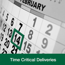 time critical deliveries